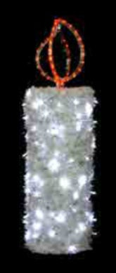 Vianočná svietiaca sviečka LED